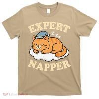 Cat Expert Napper Funny Kitty Sarcasm Humor Cat Saying T-Shirt thumb 0