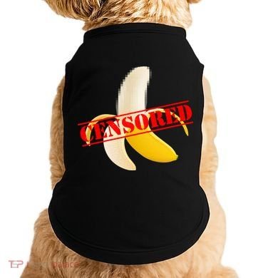 Censored Naked Banana Doggie Tank