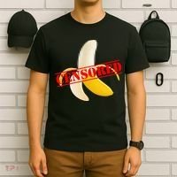 Censored Naked Banana T-Shirt thumb 6