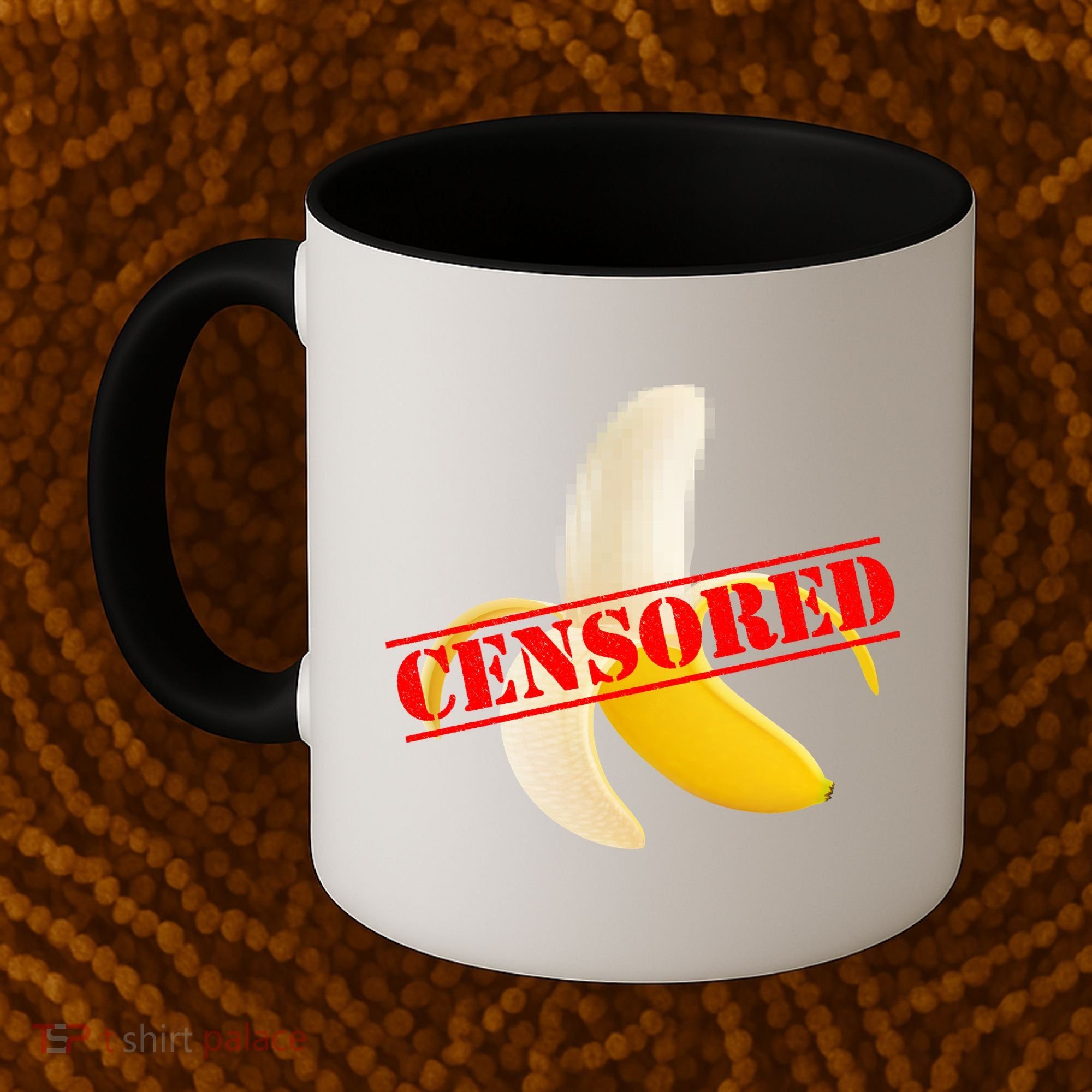 Censored Naked Banana Coffee Mug