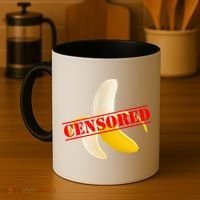 Censored Naked Banana Coffee Mug thumb 4