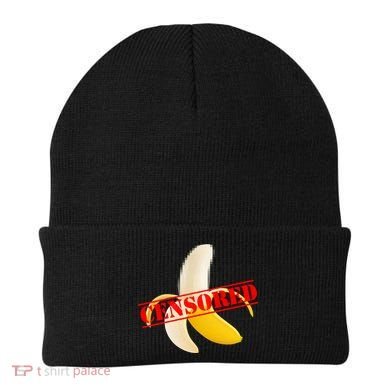 Censored Naked Banana Beanie