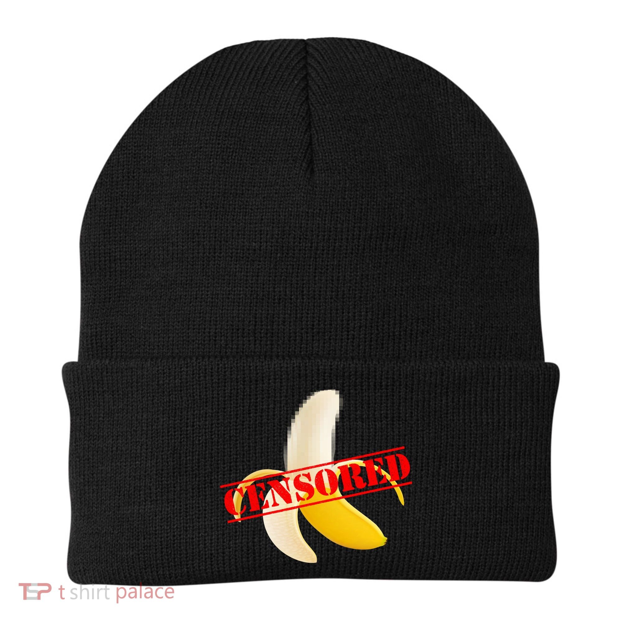 Censored Naked Banana Beanie