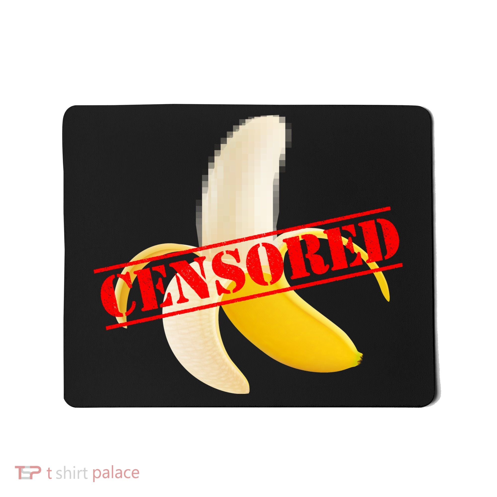 Censored Naked Banana Mousepad
