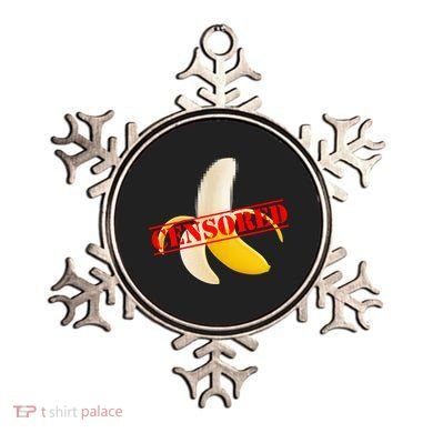 Censored Naked Banana Ornament