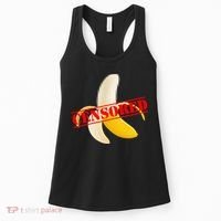 Censored Naked Banana Women's Tank Top thumb 0
