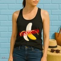 Censored Naked Banana Women's Tank Top thumb 2
