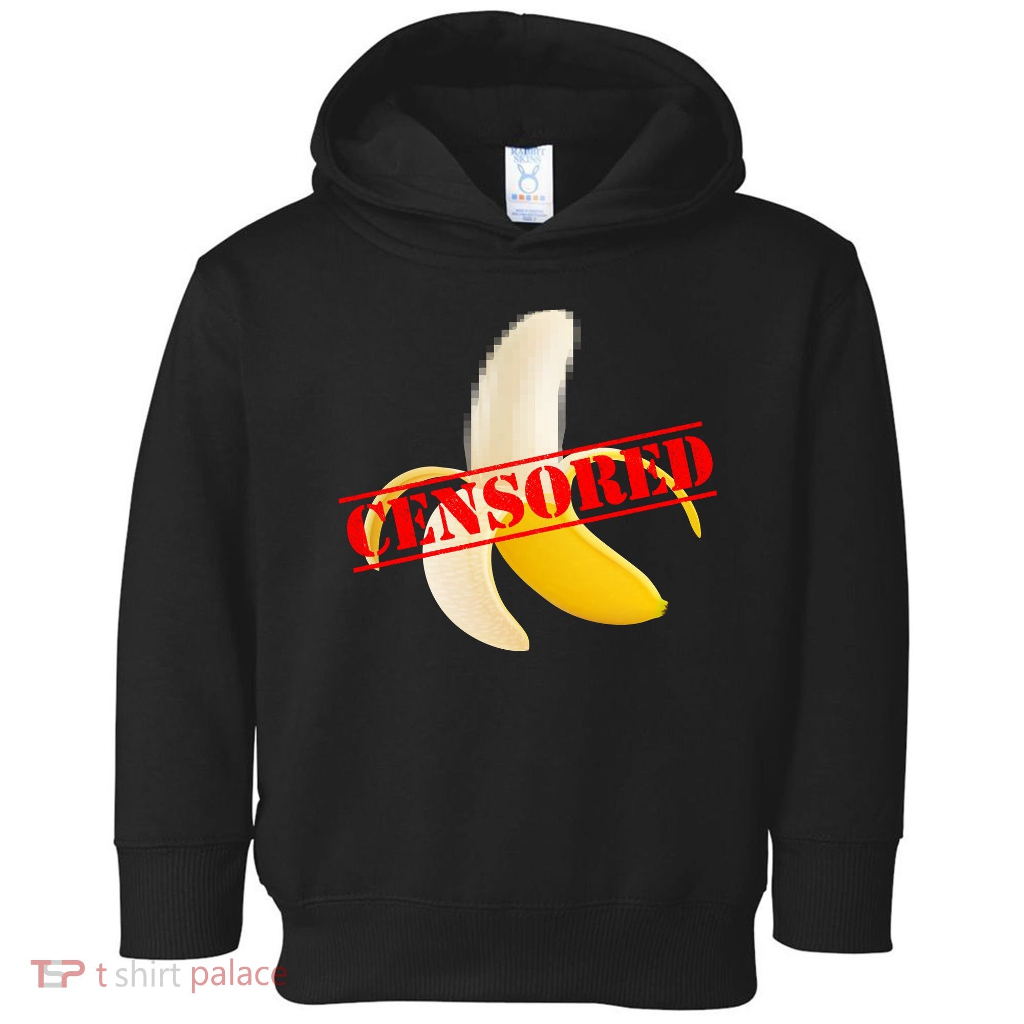Censored Naked Banana Toddler Hoodie