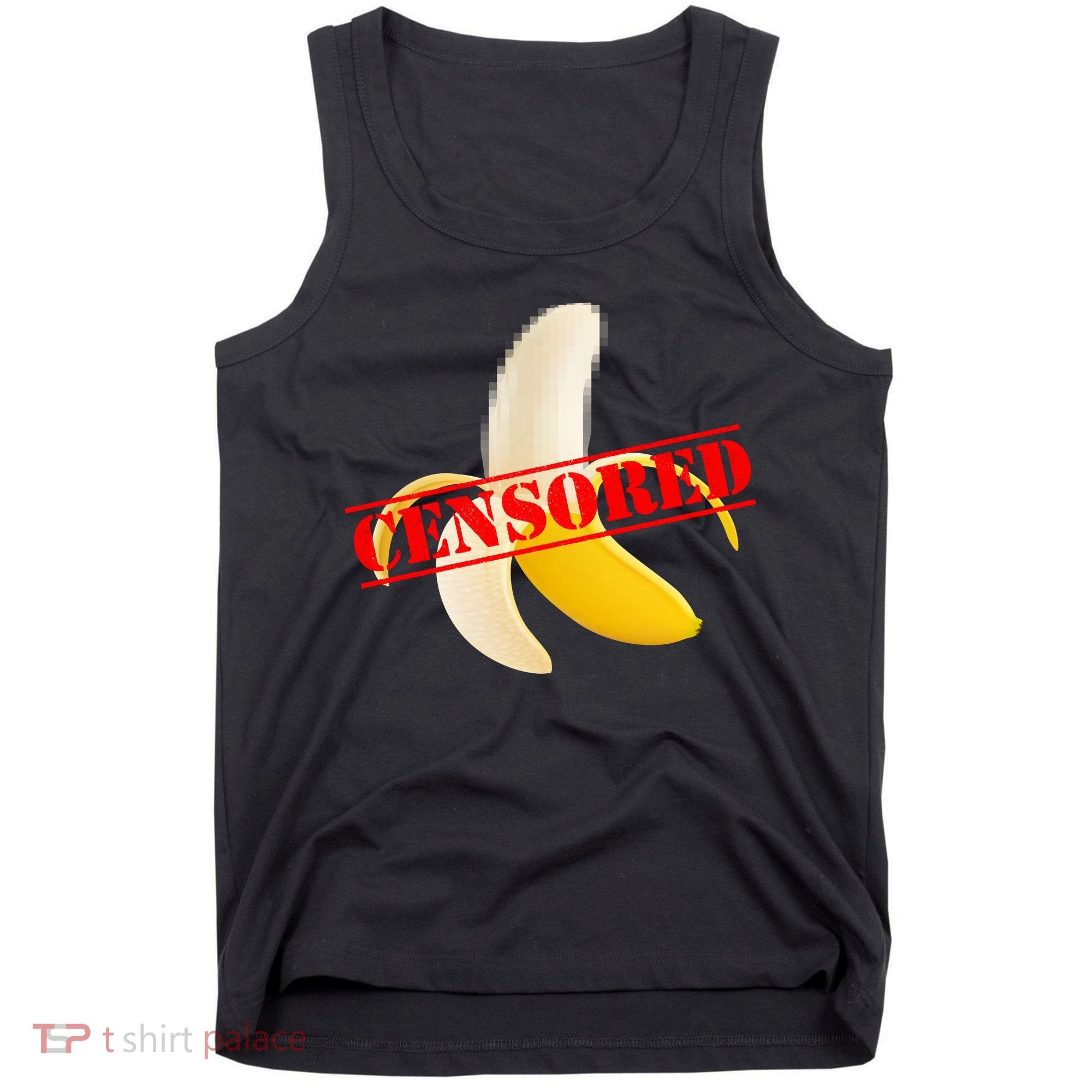 Censored Naked Banana Tank Top