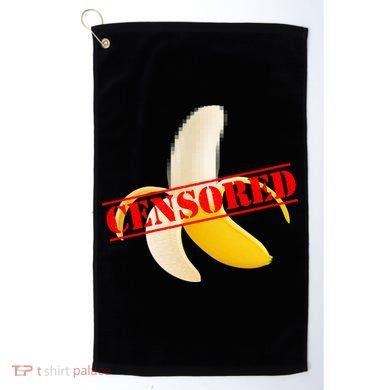 Censored Naked Banana Golf Towel
