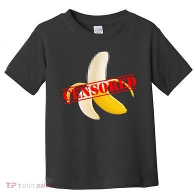 Censored Naked Banana Toddler T-Shirt