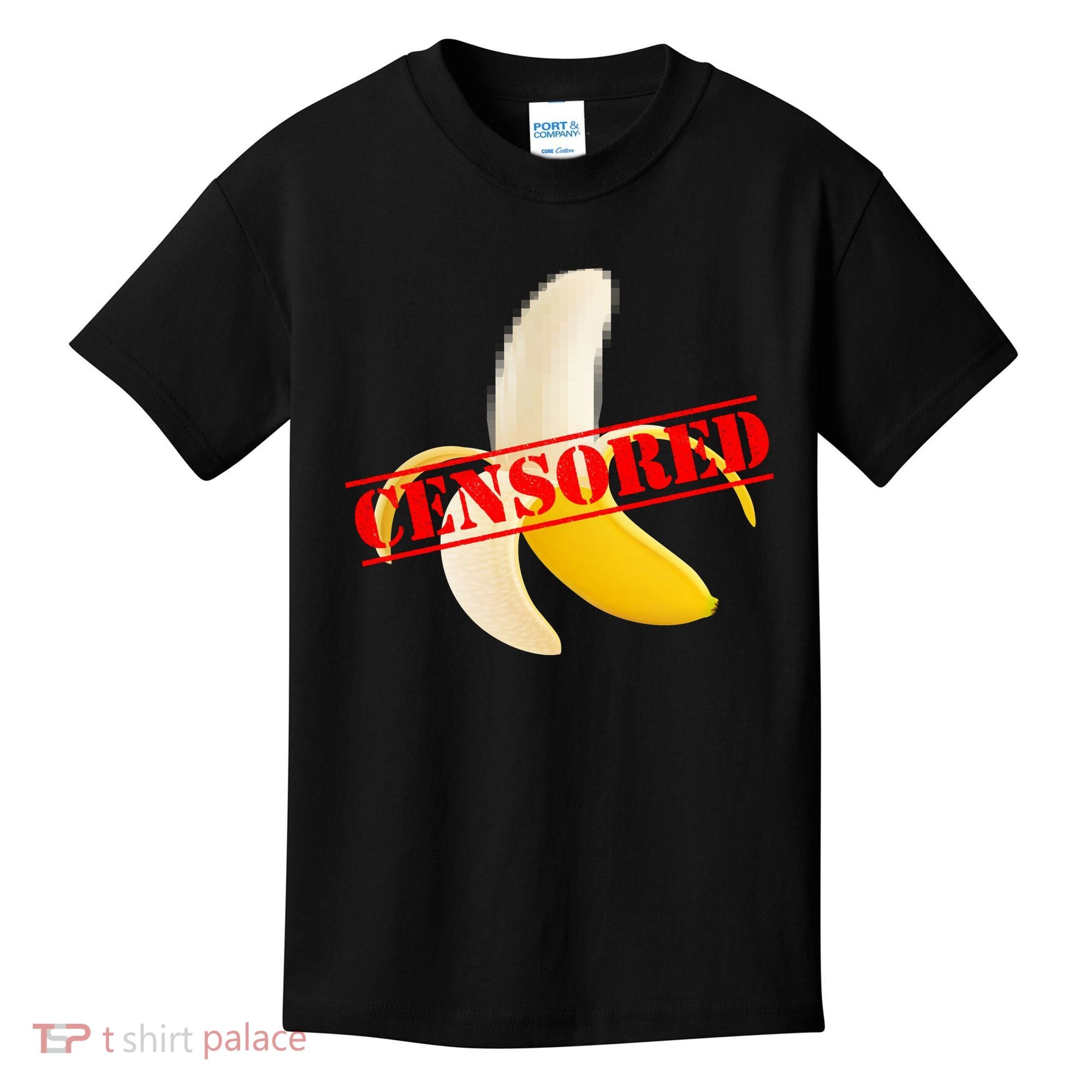 Censored Naked Banana Kids T-Shirt