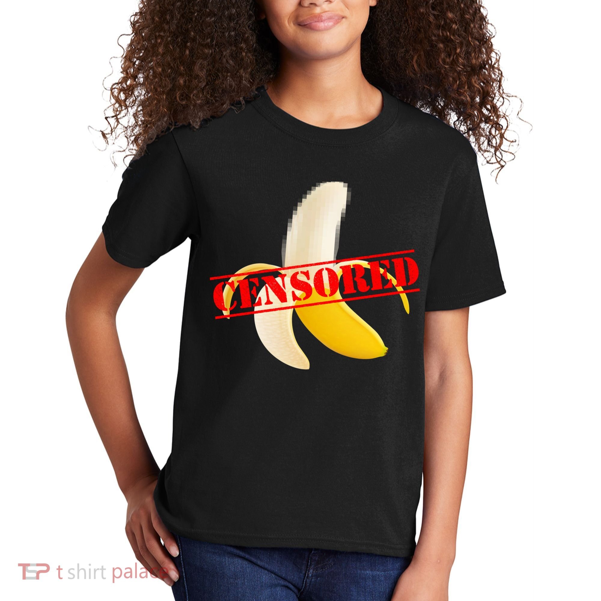 Censored Naked Banana Kids T-Shirt