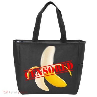 Censored Naked Banana Tote Bag