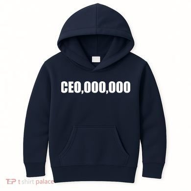 CEO,000,000 Entrepreneur Kids Hoodie