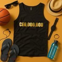 CEO,000,000 Entrepreneur Limited Edition Tank Top thumb 4