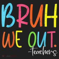 Cute End Of School Year Teacher Summer Bruh We Out Teachers Hat thumb 2