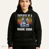 Cat Employee Of A Mine Coon Hoodie thumb 5