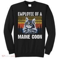 Cat Employee Of A Mine Coon Sweatshirt thumb 0