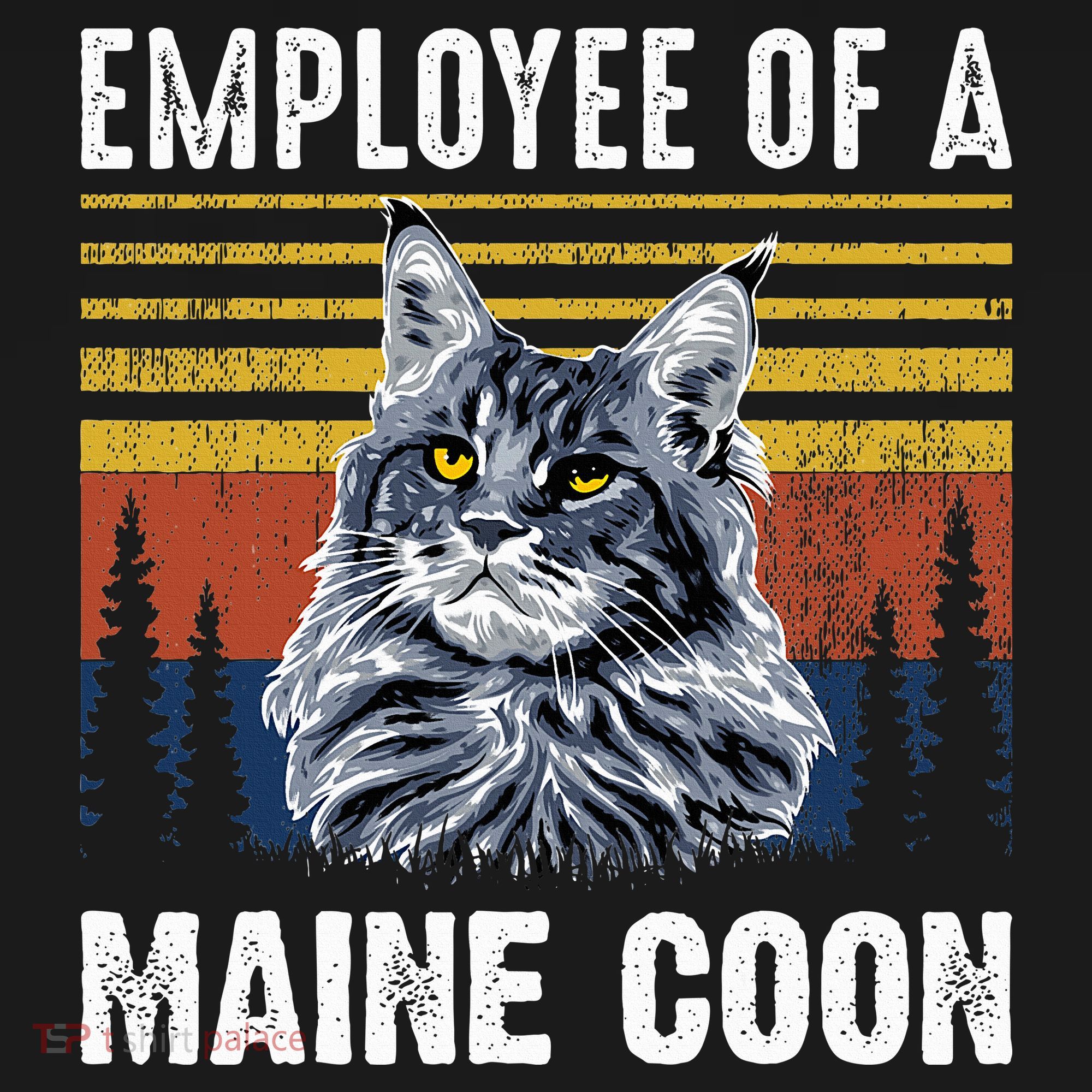 Cat Employee Of A Mine Coon Sweatshirt