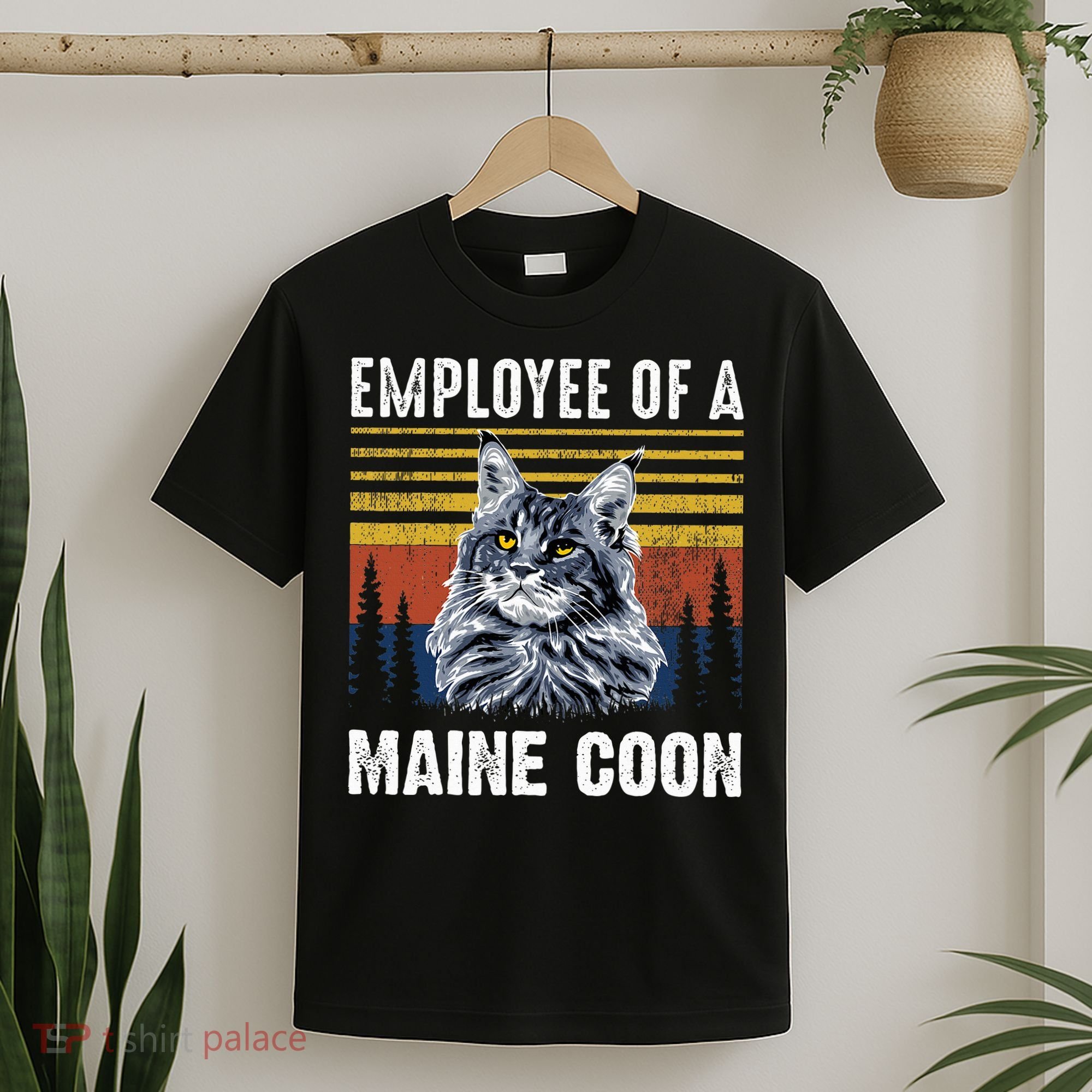 Cat Employee Of A Mine Coon T-Shirt