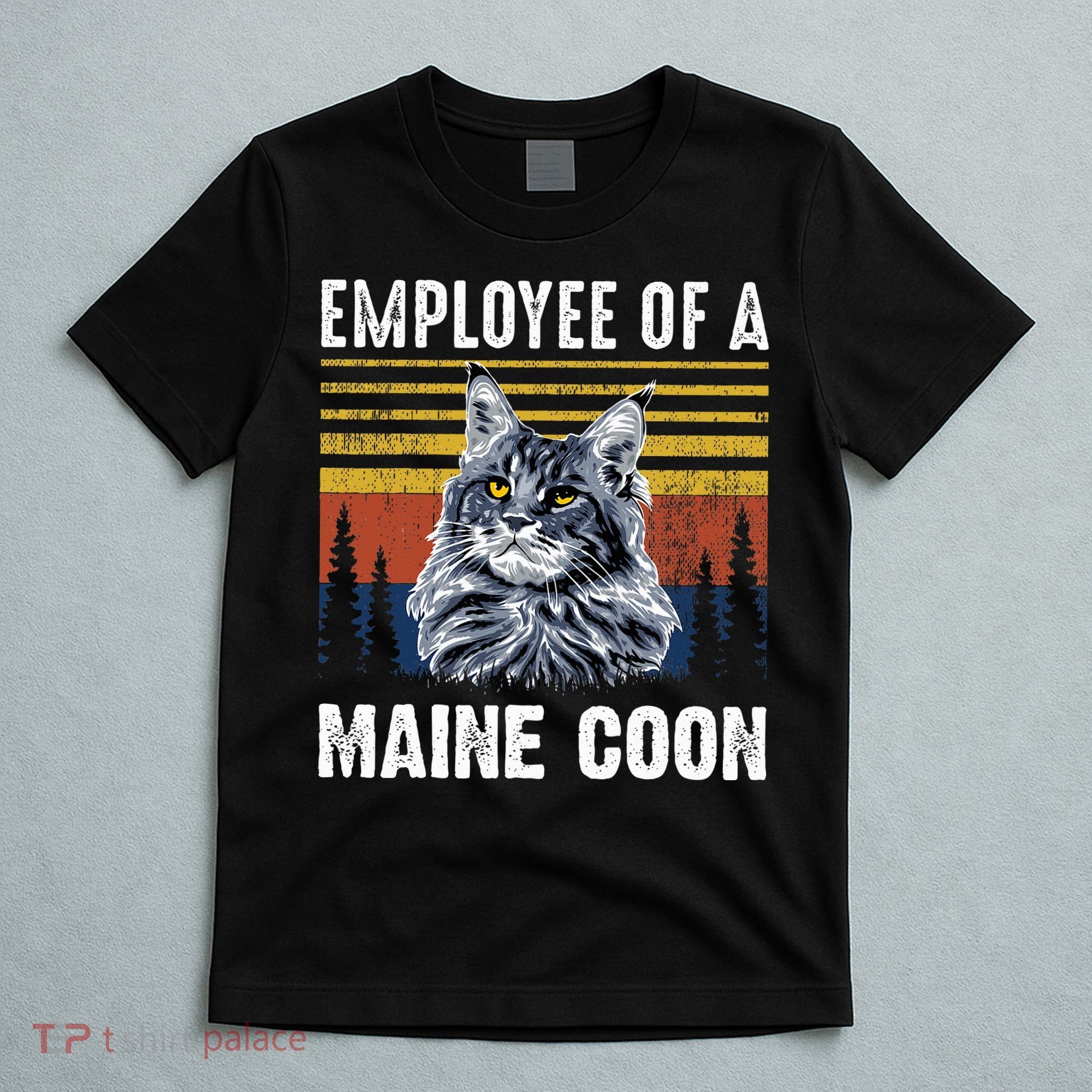 Cat Employee Of A Mine Coon T-Shirt