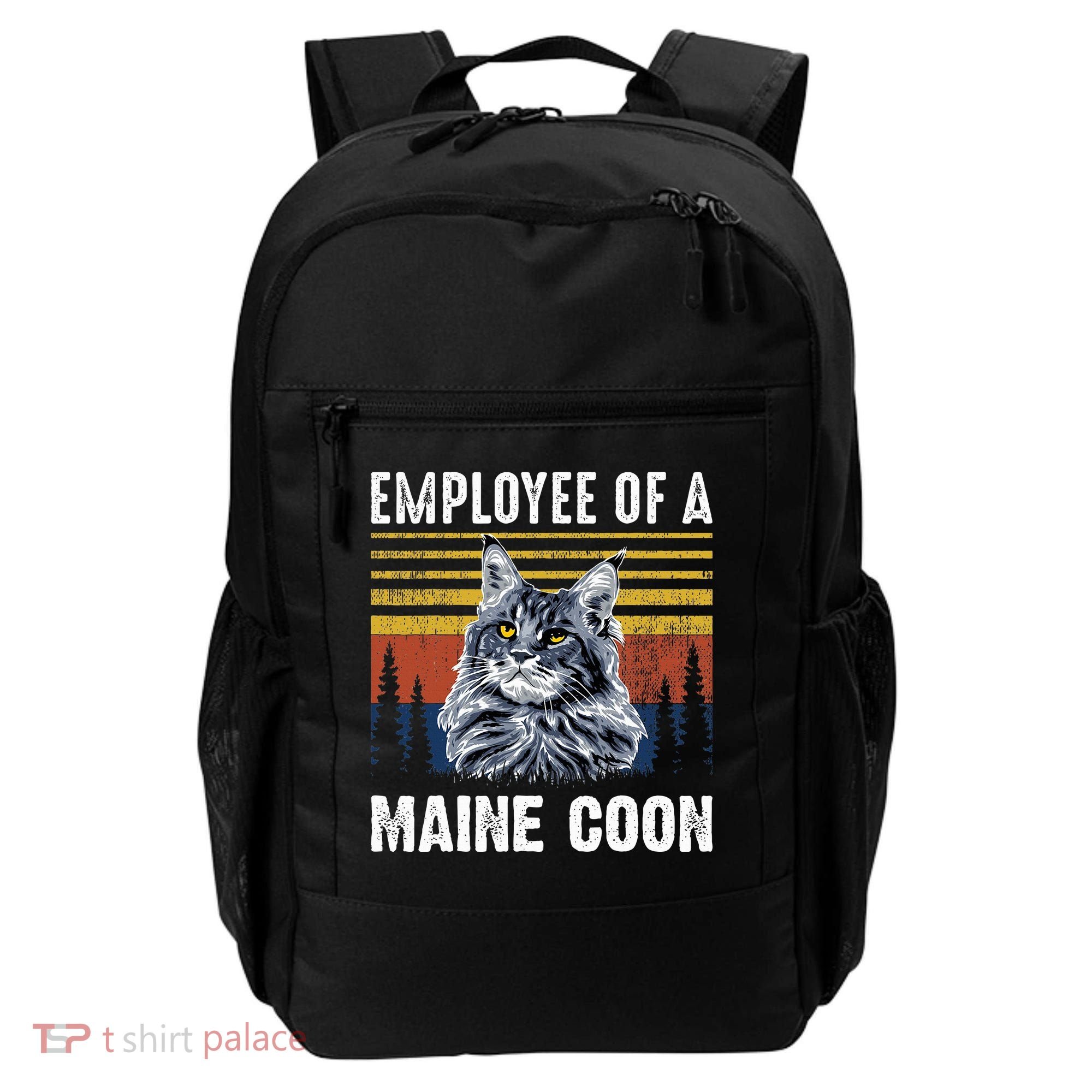 Cat Employee Of A Mine Coon Backpack