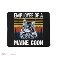 Cat Employee Of A Mine Coon Mousepad thumb 0