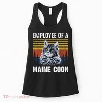 Cat Employee Of A Mine Coon Women's Tank Top thumb 0