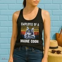 Cat Employee Of A Mine Coon Women's Tank Top thumb 2