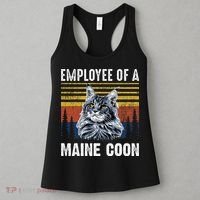 Cat Employee Of A Mine Coon Women's Tank Top thumb 3