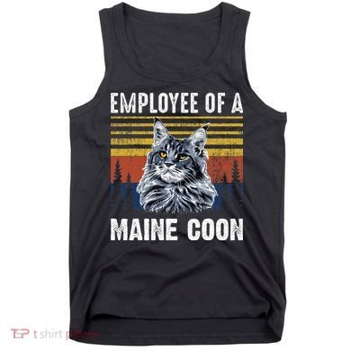 Cat Employee Of A Mine Coon Tank Top