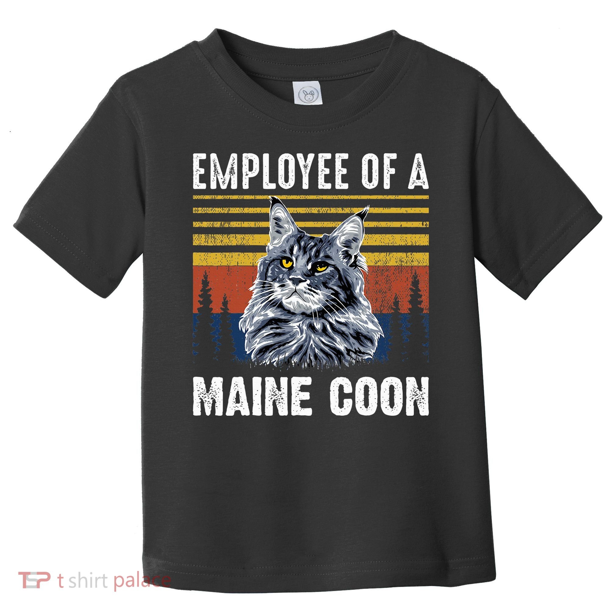Cat Employee Of A Mine Coon Toddler T-Shirt