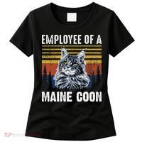 Cat Employee Of A Mine Coon Women's T-Shirt thumb 0