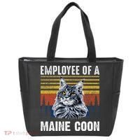 Cat Employee Of A Mine Coon Tote Bag thumb 0