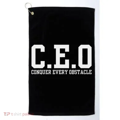 Conquer Every Obstacle X Ceo Golf Towel
