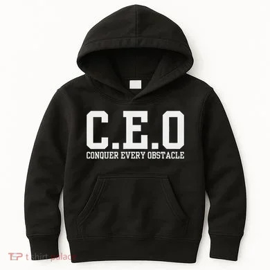 Conquer Every Obstacle X Ceo Kids Hoodie