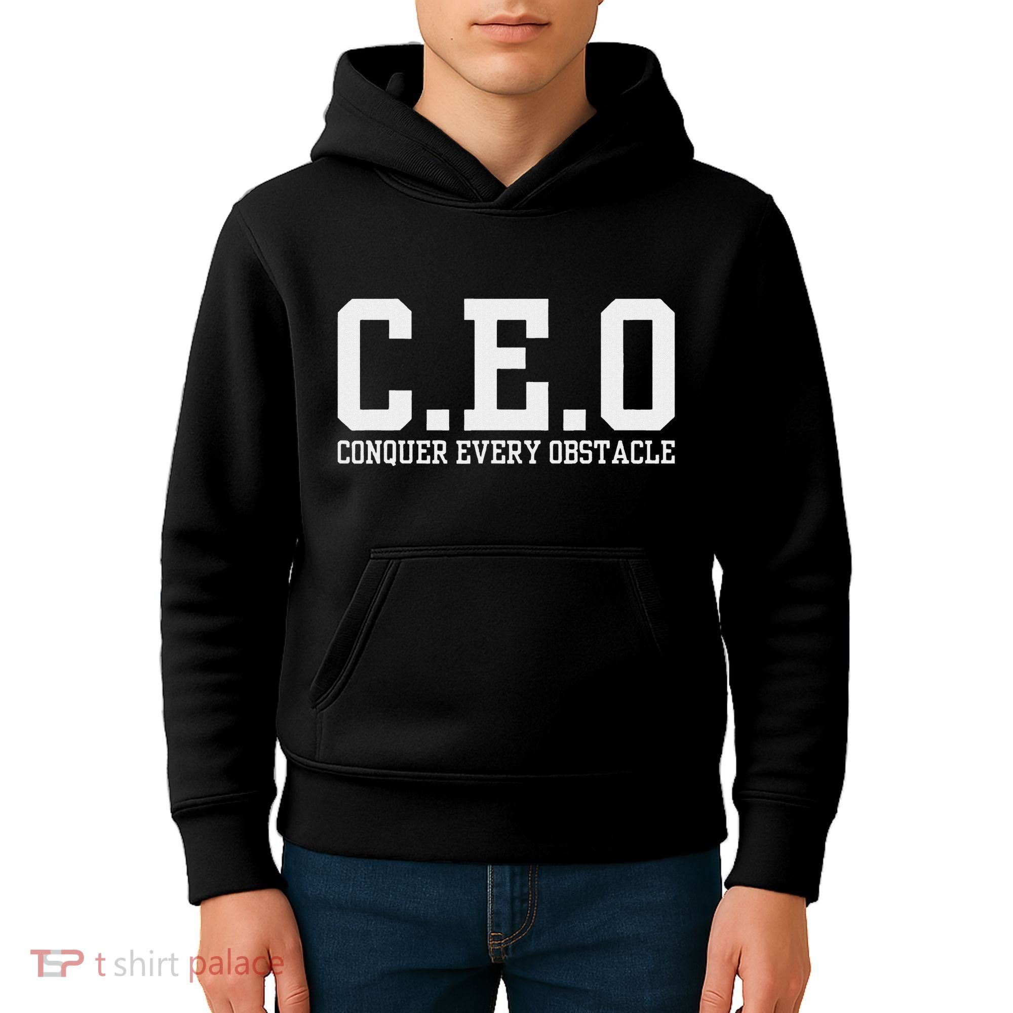 Conquer Every Obstacle X Ceo Kids Hoodie