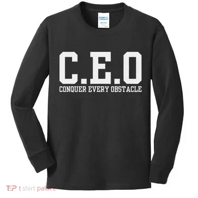 Conquer Every Obstacle X Ceo Kids Long Sleeve Shirt
