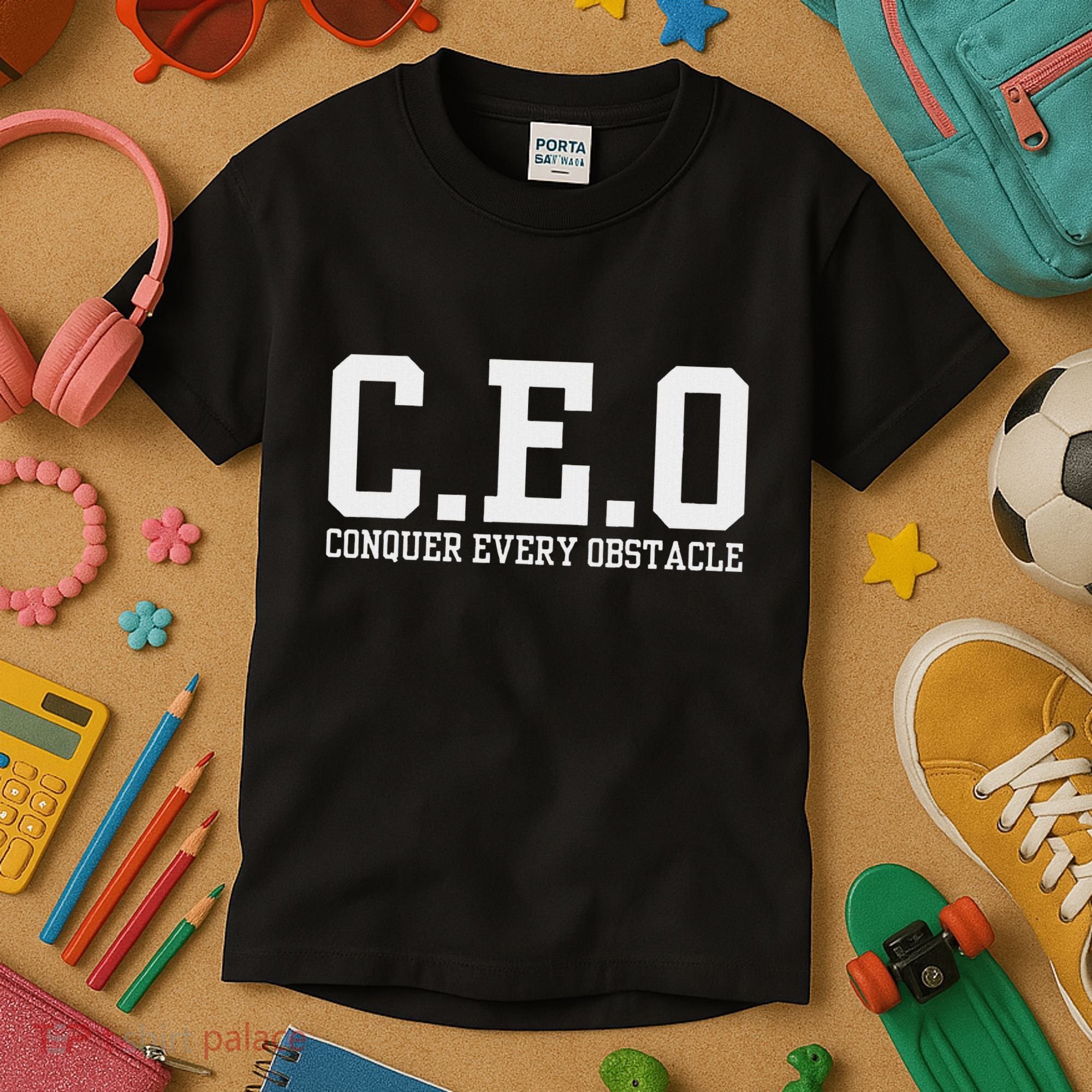 Conquer Every Obstacle X Ceo Kids T-Shirt