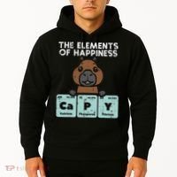Capybara Elements Of Happiness Capy Science Women Hoodie thumb 2