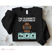 Capybara Elements Of Happiness Capy Science Women Sweatshirt thumb 2