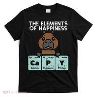 Capybara Elements Of Happiness Capy Science Women T-Shirt thumb 0