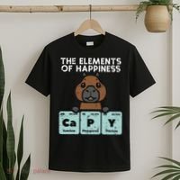 Capybara Elements Of Happiness Capy Science Women T-Shirt thumb 2