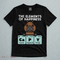 Capybara Elements Of Happiness Capy Science Women T-Shirt thumb 5
