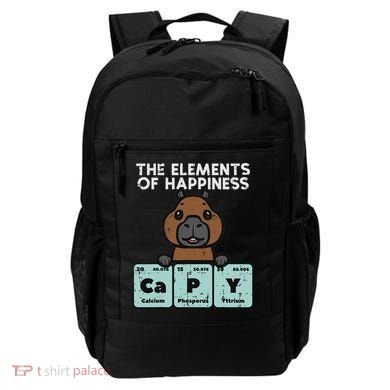 Capybara Elements Of Happiness Capy Science Women Backpack