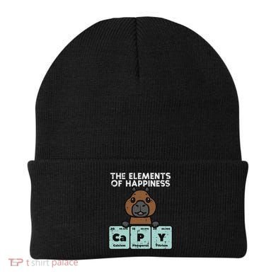 Capybara Elements Of Happiness Capy Science Women Beanie