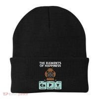 Capybara Elements Of Happiness Capy Science Women Beanie thumb 0