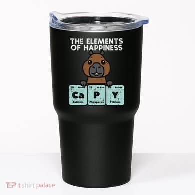 Capybara Elements Of Happiness Capy Science Women Tumbler