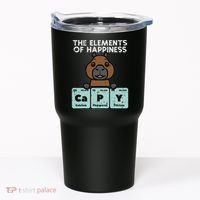 Capybara Elements Of Happiness Capy Science Women Tumbler thumb 0